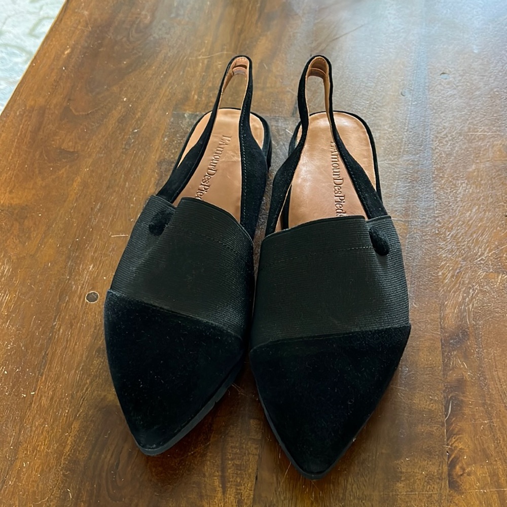 L’AmourDesPieds Leather upper Black Flats